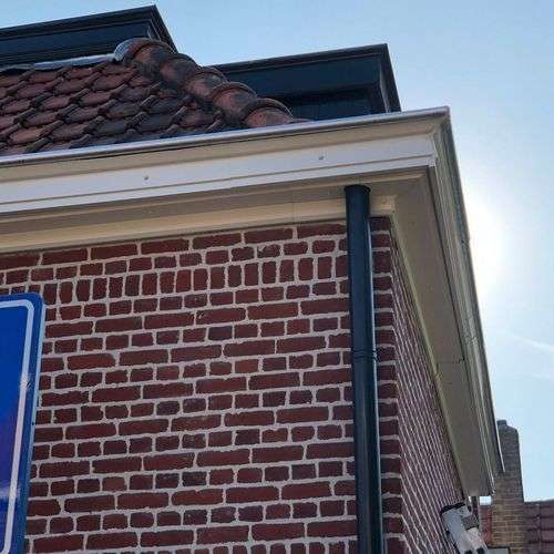 Foto van dakgoot in Woudenberg Foto van dakgoot in Woudenberg
