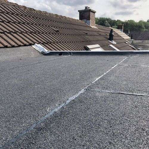 Nieuw plat dak gelegd in Woudenberg Nieuw plat dak gelegd in Woudenberg